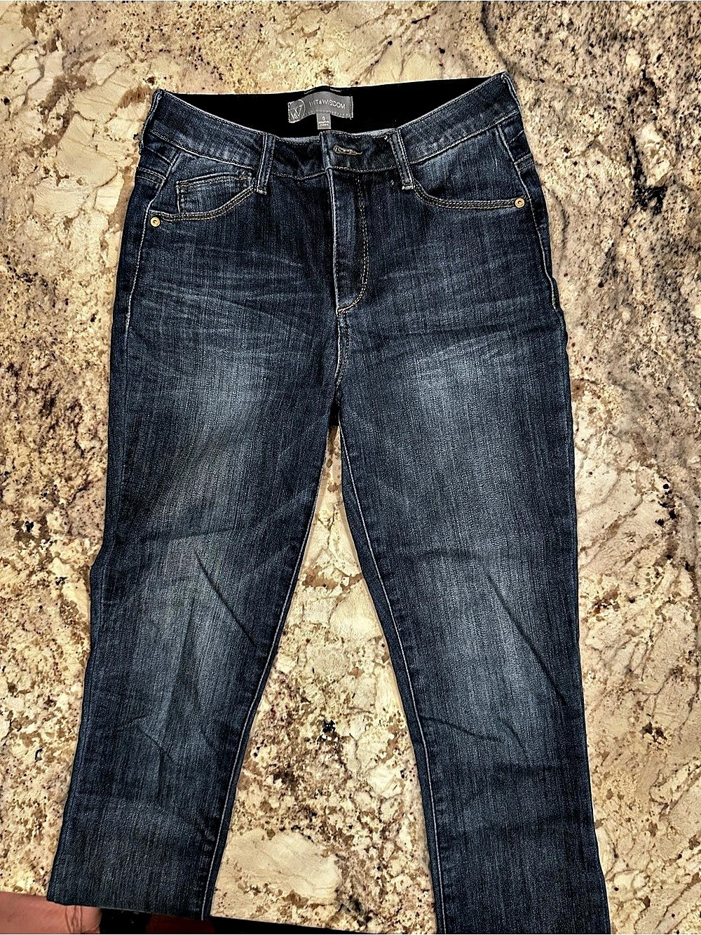 Wit and Wisdom Straight Leg Ankle Jeans